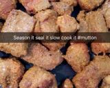 A picture of step 3 of Slow cooked curry mutton.