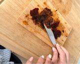 Foto del paso 6 de la receta Meloso de arroz con presa ibérica, gambitas y espinacas …