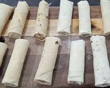 A picture of step 8 of Tandoori Mince Roll.