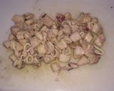 Foto langkah ke 1 dari resep Cumi asin bakso pedas.