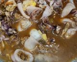 Foto langkah ke 4 dari resep Cumi masak sereh.