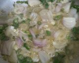 A picture of step 2 of Chinese noodles.