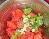 A picture of step 1 of Watermelon Lemonade.