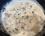A picture of step 6 of Creamy Garlic Chicken Pasta {with Tomato & Spinach}.