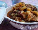 A picture of step 4 of Hyderabadi Shalgam Gosht.