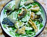 Hình bước làm 3 của món 🥒🥗 Salad da cá sấy giòn 💚