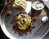 A picture of step 5 of Dal palak khichdi.