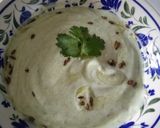 A picture of step 5 of Chilli Coriander Raita.