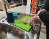A picture of step 2 of Kadhai Chicken Indian Restaurant Style.