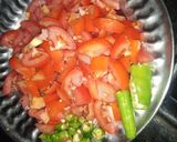 A picture of step 1 of Tamatar ki chutney.