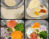 A picture of step 2 of Quinoa Flour Mix Veg Chilla.