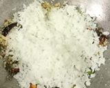 A picture of step 4 of Kerala Fried Coconut Rice.