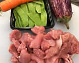 Foto del paso 1 de la receta: Ragout de pavo con verduras