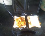 A picture of step 2 of Cheese toast.