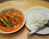 แกงเผ็ดหน่อไม้สดใส่หมู วิธีทำสูตร 9 รูป