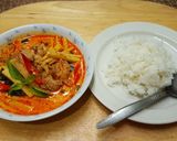 รูปขั้นตอนการทำที่ 9 ของ แกงเผ็ดหน่อไม้สดใส่หมู