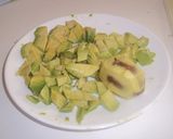Foto del paso 7 de la receta Escarola con aguacate y ajos tiernos