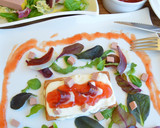Foto del paso 2 de la receta: Mil hojas de queso camembert con mermelada de tomate mousse de foie de pato y jamón de pato
