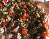 Foto del paso 3 de la receta: Crumble de verduras y carne