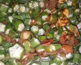 A picture of step 2 of Bhindi ki Sabzi.