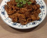 A picture of step 5 of Chicken with Honey Sesame Sauce.