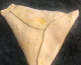 A picture of step 7 of Pizza Paratha.
