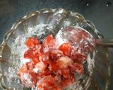 A picture of step 1 of Strawberry truffle.
