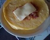 A picture of step 5 of 🍕Hawaiian Pizza Burrito 🍕.