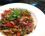 Foto langkah ke 5 dari resep Cumi asin cabe hijau.