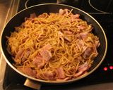 Foto del paso 13 de la receta Tallarines con panceta y ajíes Pardón