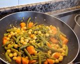 Foto del paso 5 de la receta Judías con garbanzos