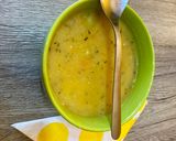 Krumplileves édesburgonyával, tárkonnyal recept fázis 5 fotója