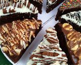 A picture of step 12 of Brownie pizza.