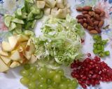 A picture of step 1 of Fruity cabbage salad.