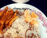 عکس مرحله 3 از دستور رشته پلو با میگو