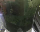 A picture of step 2 of Palak paneer.