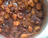A picture of step 6 of Mutton biryani.