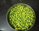A picture of step 1 of Maharashtrian Hara Chana Subji (Green Chickpeas Subji).