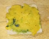 A picture of step 2 of Masala toast sandwich.