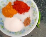 A picture of step 2 of Mango pickle.