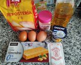 Foto del paso 1 de la receta Bizcocho de turrón sin gluten y sin azúcar en la panificadora o a tú gusto