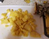 A picture of step 1 of Pineapple & Orange Homemade Drink. 😀.