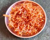 A picture of step 3 of Sabudana Tomato Potato Chakri.