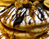 Foto del paso 7 de la receta: Panqueques súper esponjosos rellenos de dulce de leche
