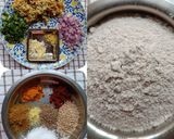 A picture of step 1 of Jowar Bhakri With Vegetables. (Accompanied With Cucumber, Carrot Raita).