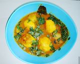 A picture of step 11 of Egg Curry.