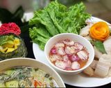 Hình bước làm 2 của món Bữa cơm nhà có món tôm càng xanh