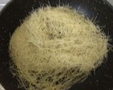 A picture of step 1 of #festivesavouries Bird's Nest Chena Pieces.