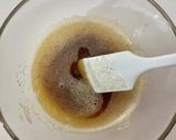 A picture of step 1 of German Chocolate, Coconut and Pecan Cake.