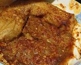 Hình bước làm 1 của món Bò nướng cay